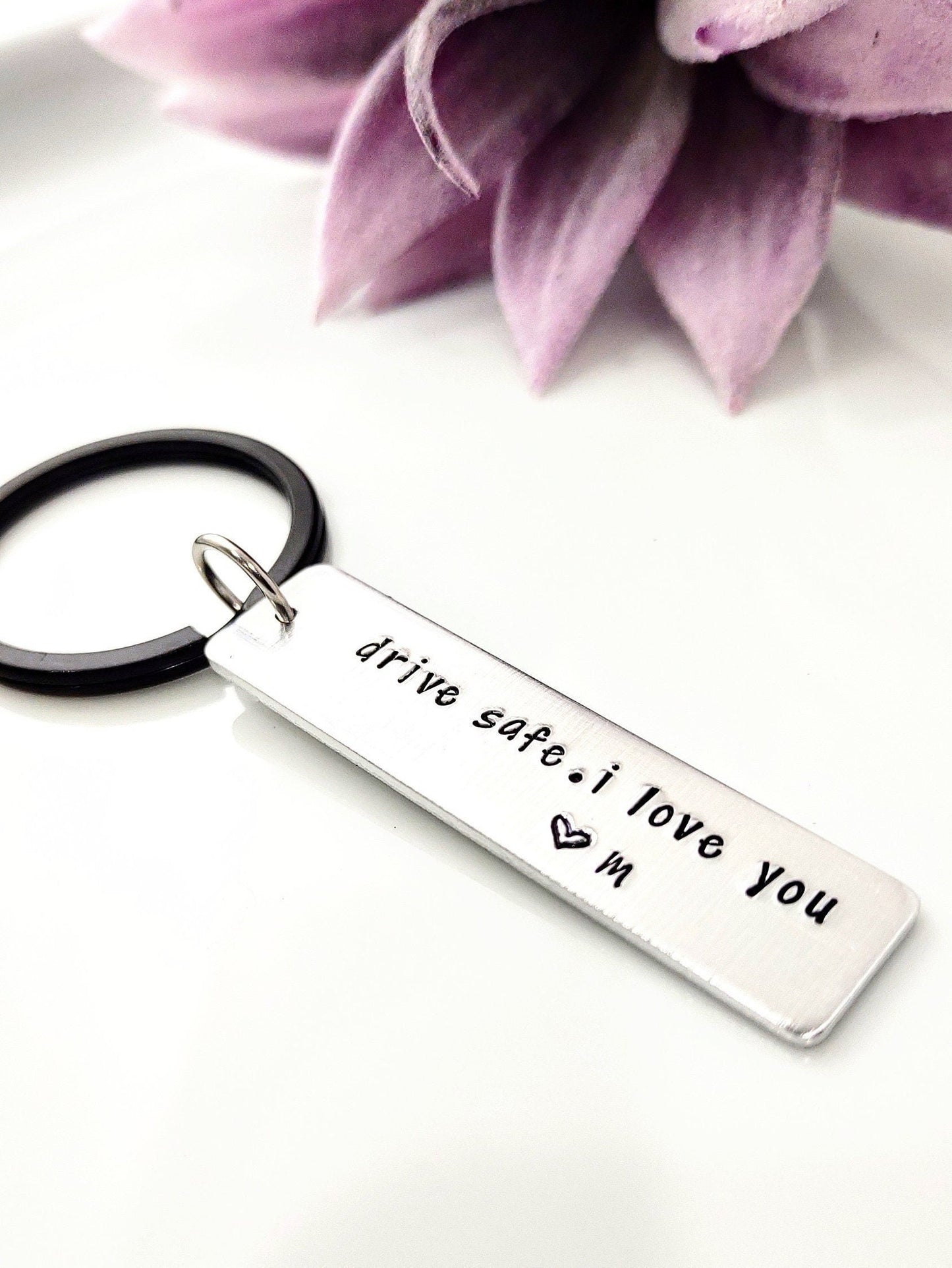 Drive Safe I Love You keychain