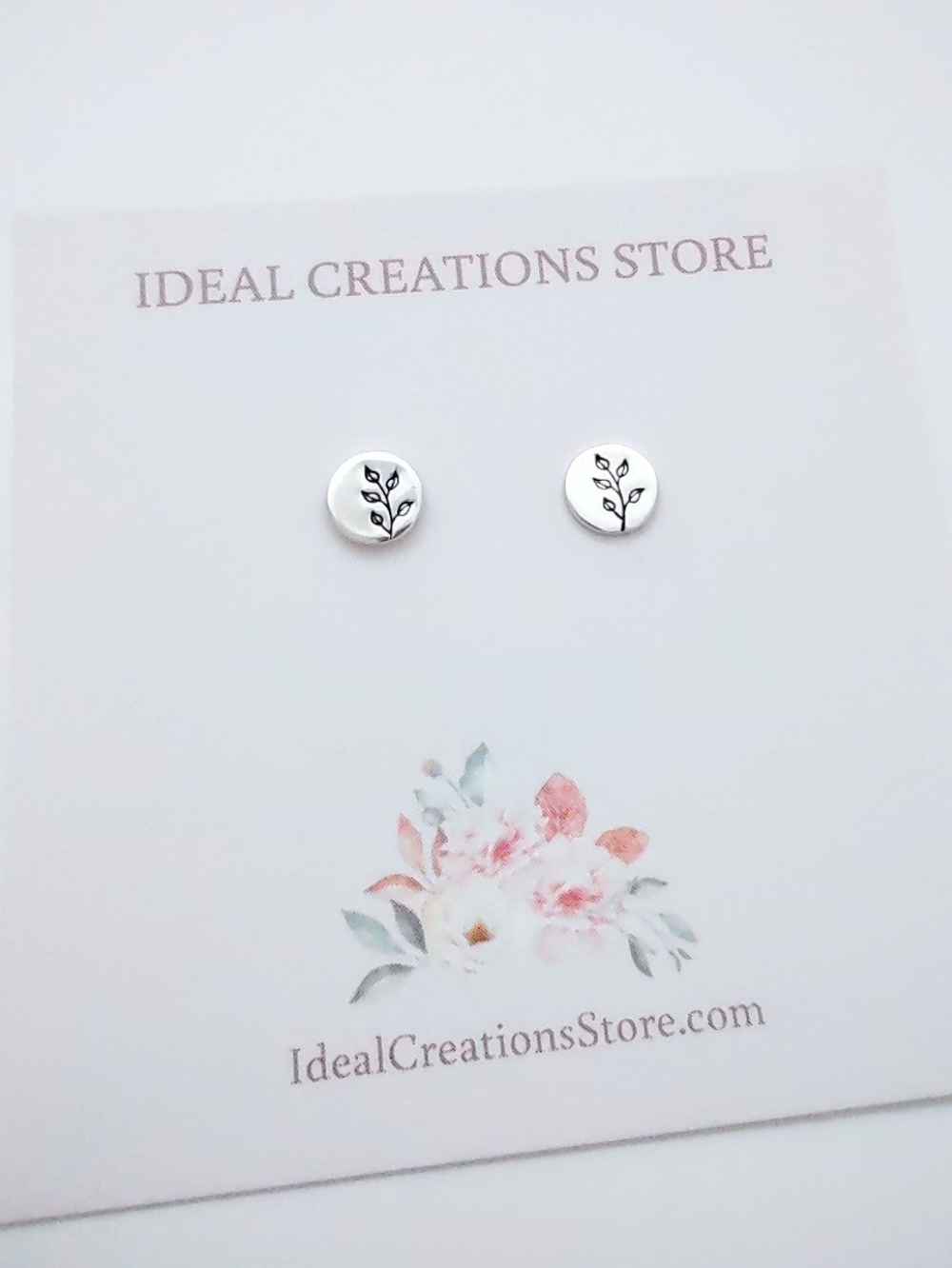 Small branches studs, minimalistic earrings