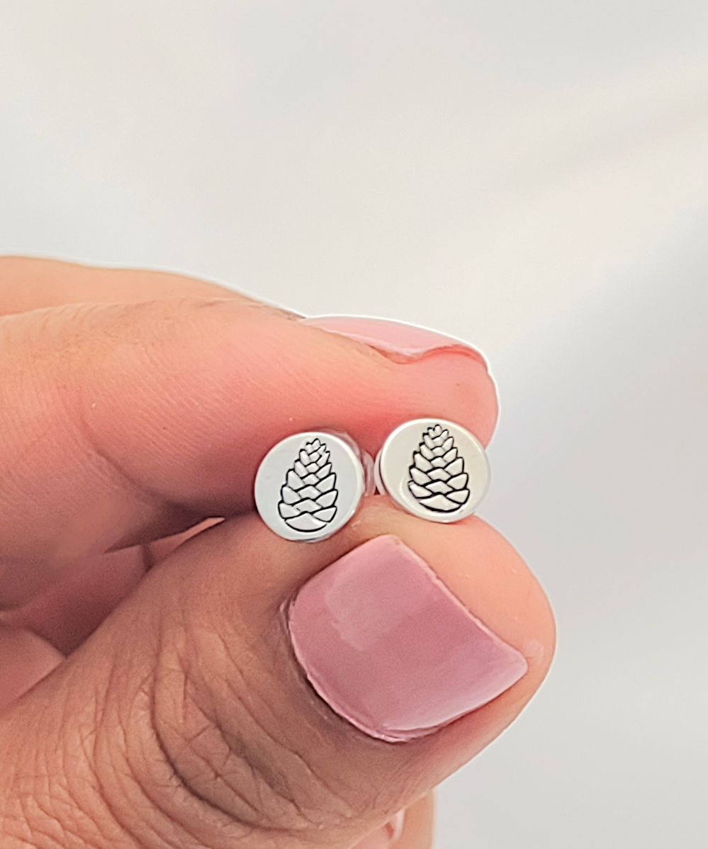 Pine Cone Studs