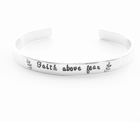 Faith above fear Bracelet