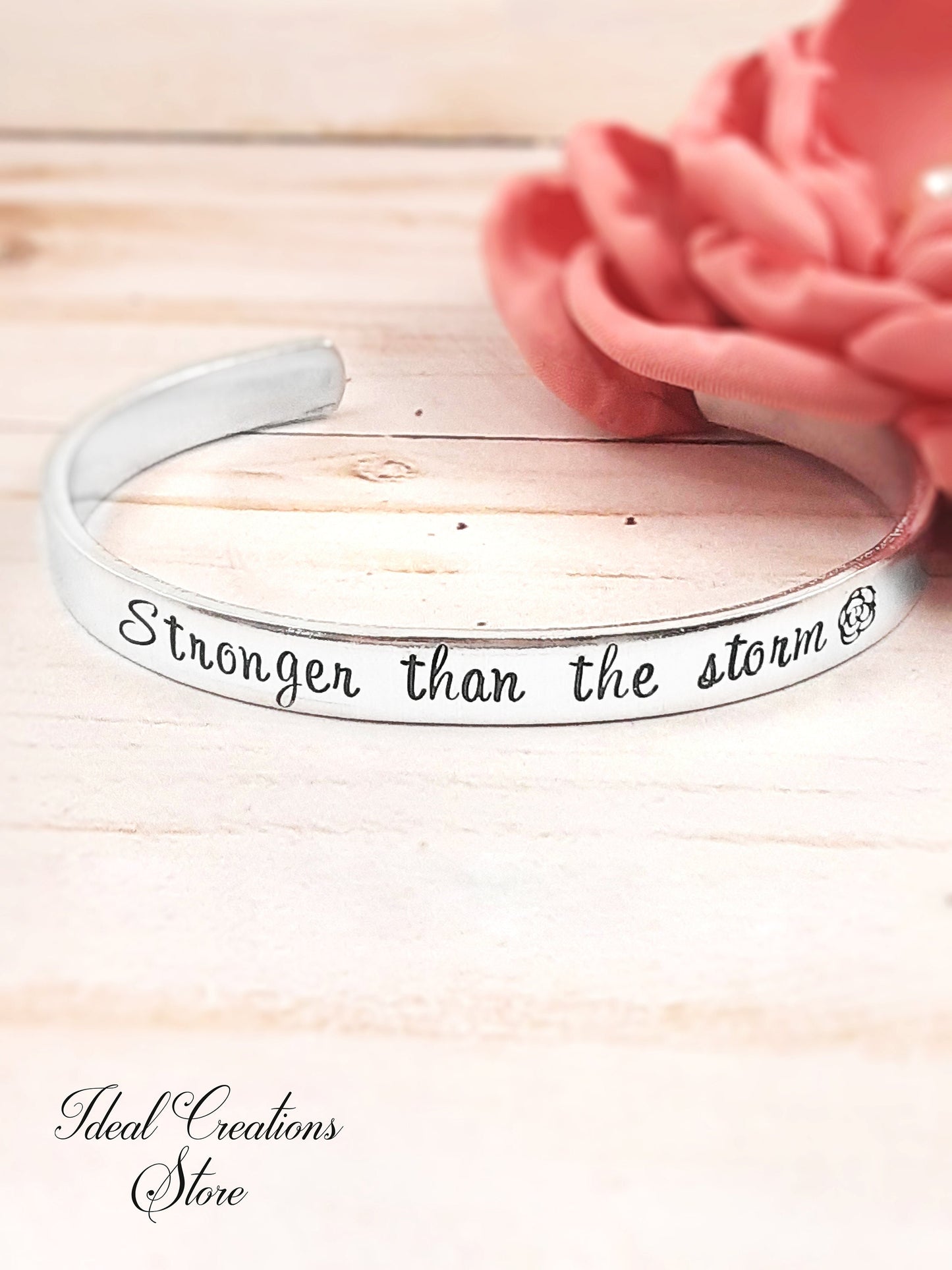 Stronger Than the Storm bracelet