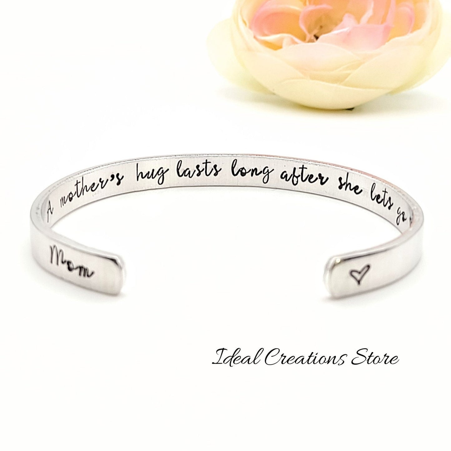 A mother's hug lasts long after she lets go bracelet