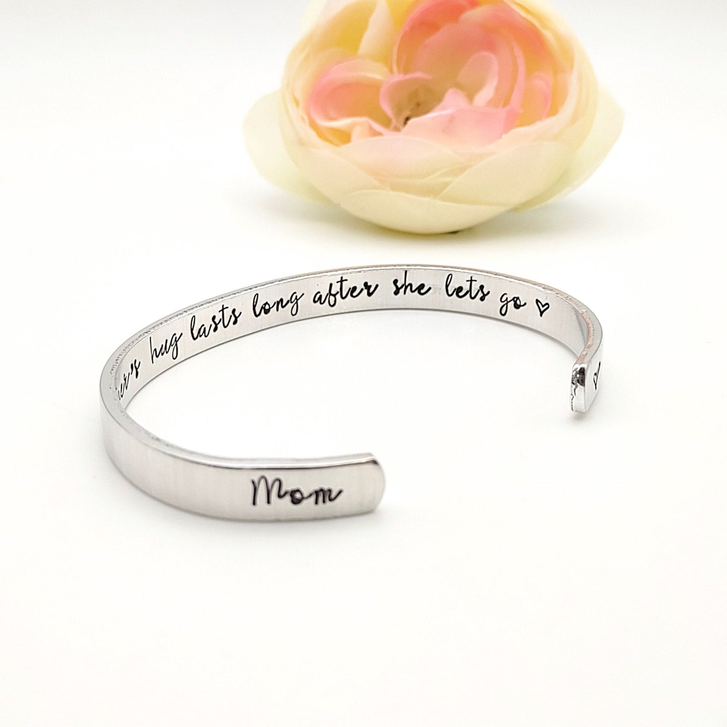 A mother's hug lasts long after she lets go bracelet