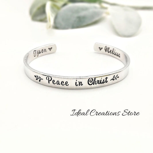 Peace in Christ bracelet