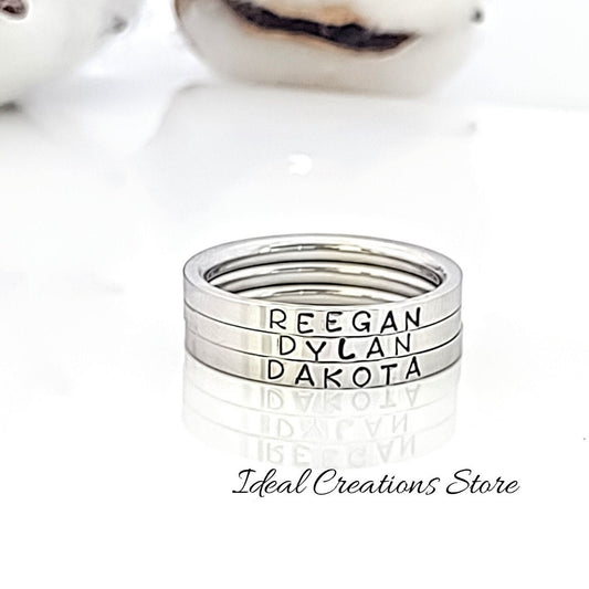 Personalized staking rings