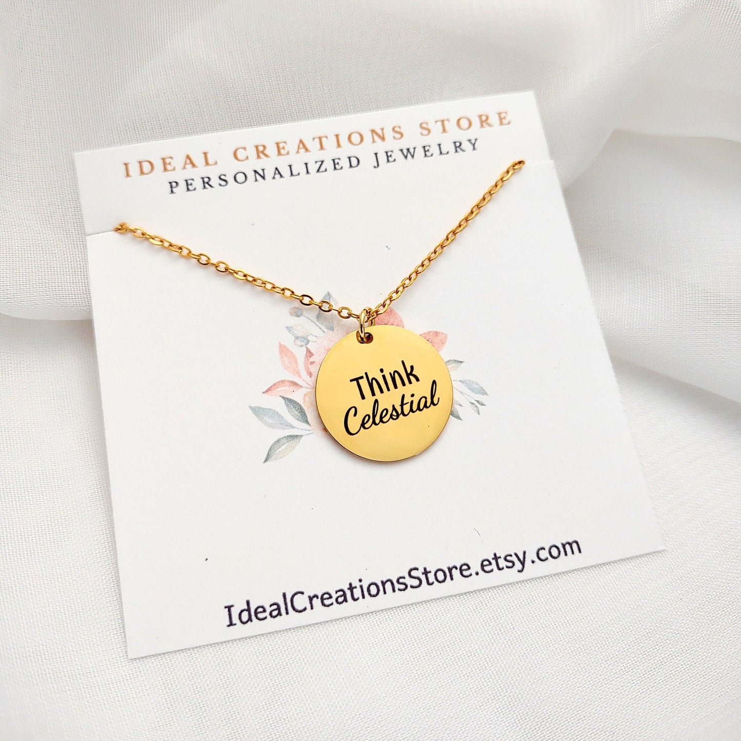 Look unto Christ necklace