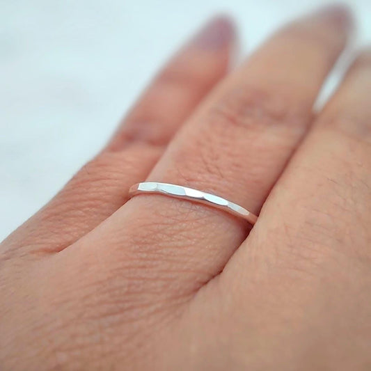 Minimalist Sterling Silver band