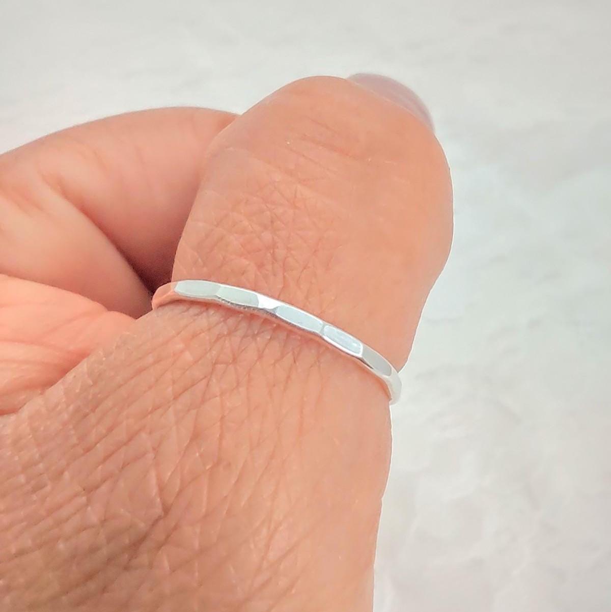 Minimalist Sterling Silver band