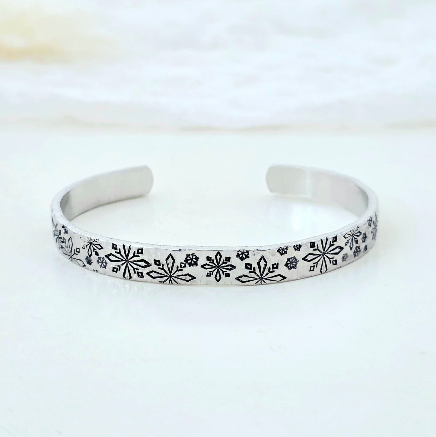 Snowflake winter bracelet