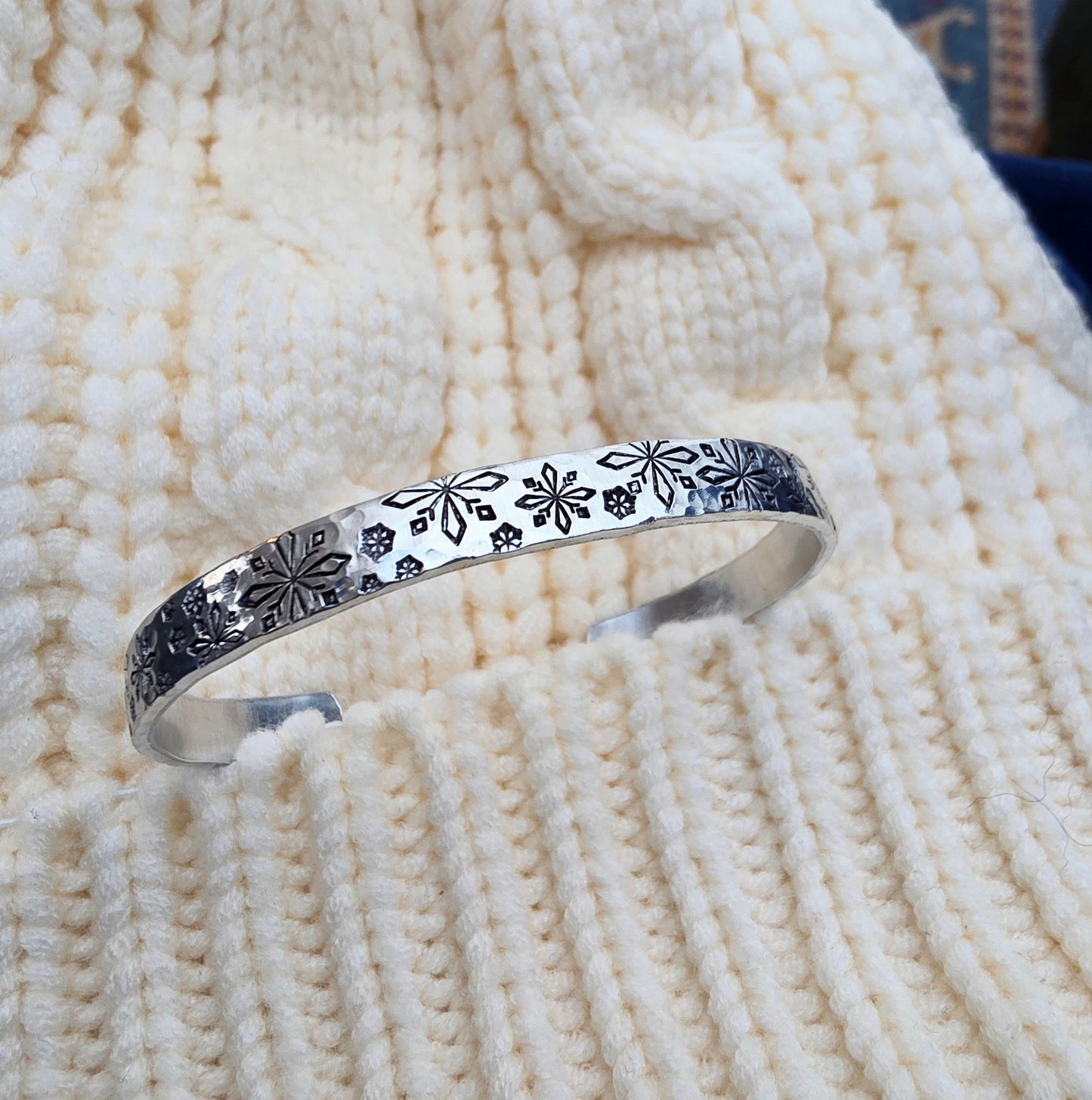 Snowflake winter bracelet